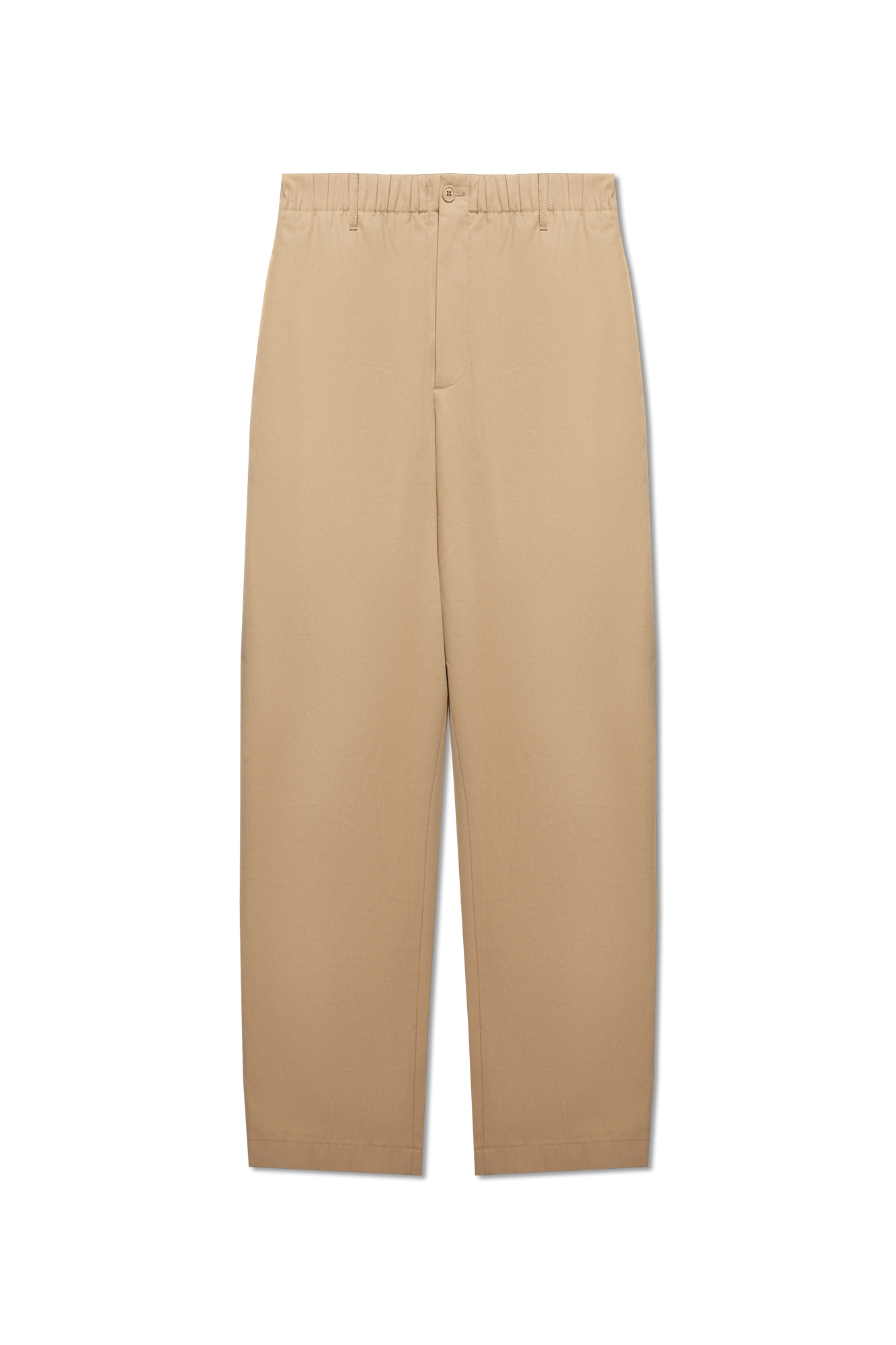 GUCCI black red pearl embellished hem webbing trims jogger